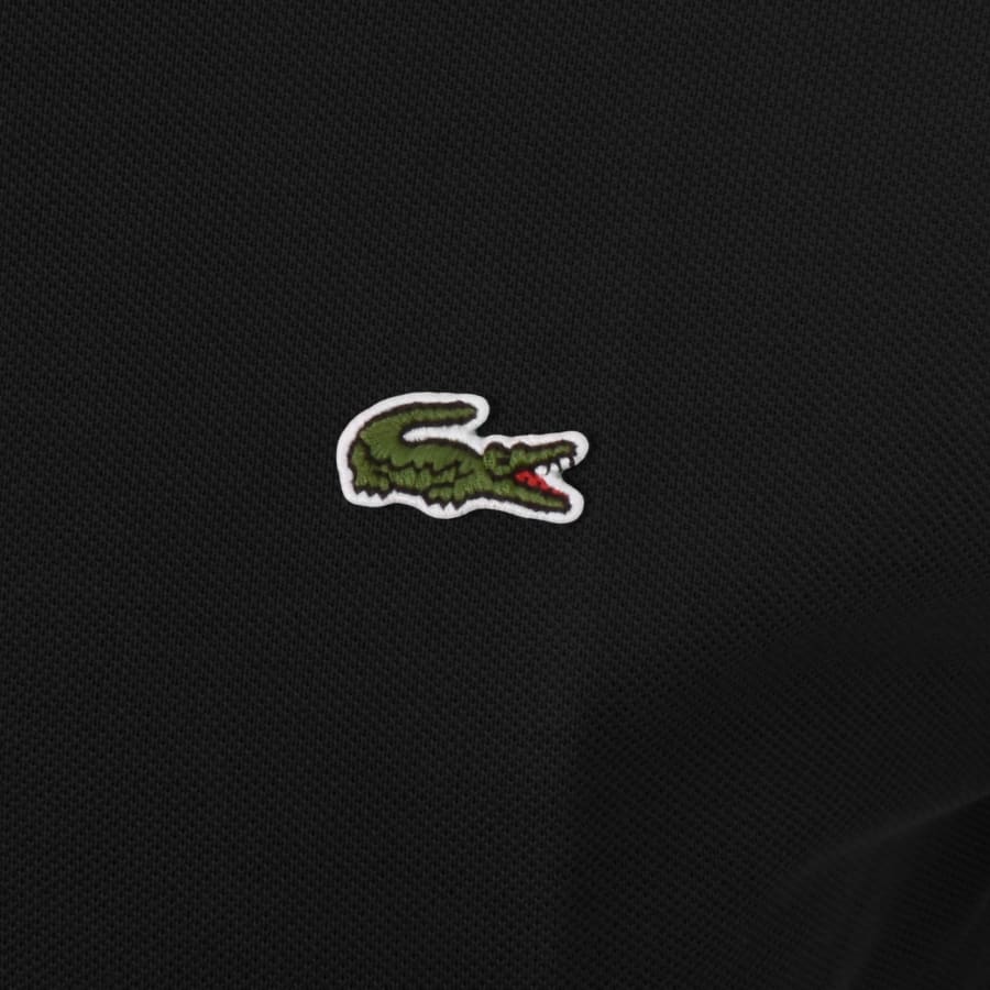 Image number 3 for Lacoste Short Sleeved Polo T Shirt Black