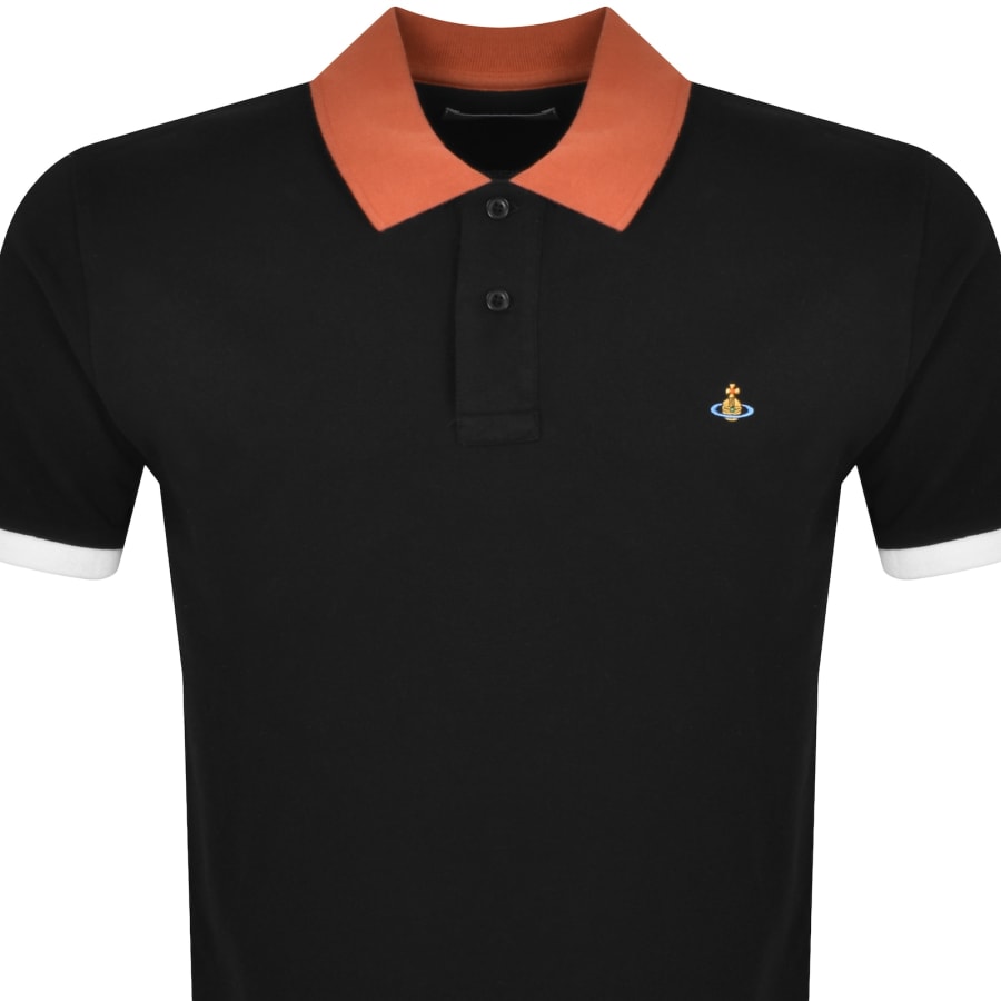 Vivienne Westwood Logo Polo T Shirt BlackVivienne Westwood Logo Polo T Shirt Black Male Medium