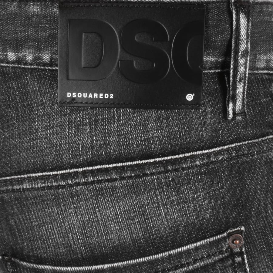 Image number 3 for DSQUARED2 Skater Slim Fit Jeans Black