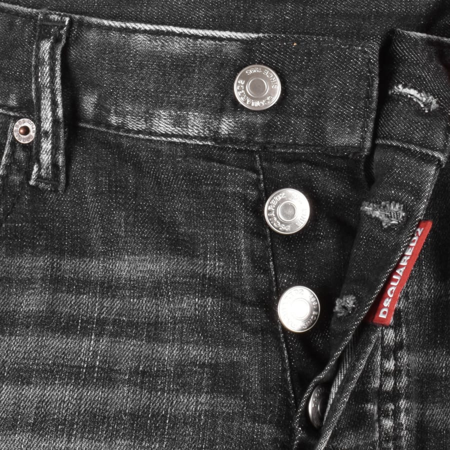 Dsquared2 black jeans discount