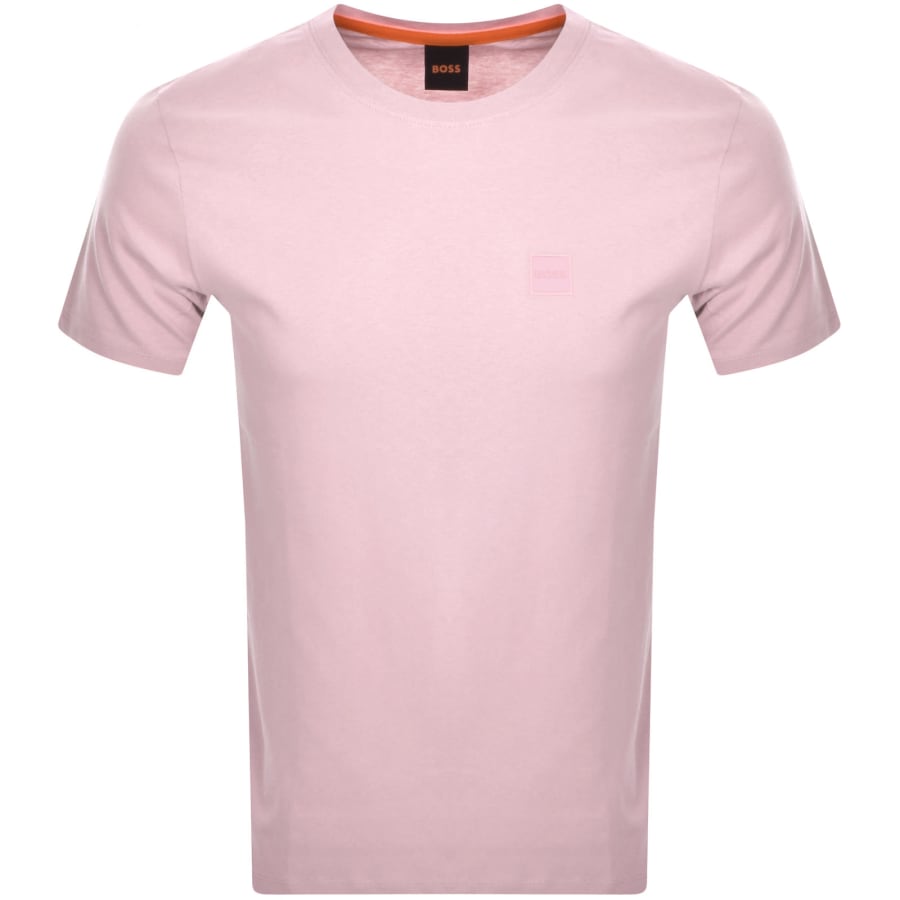 BOSS Tales T Shirt Pink Mainline Menswear United States