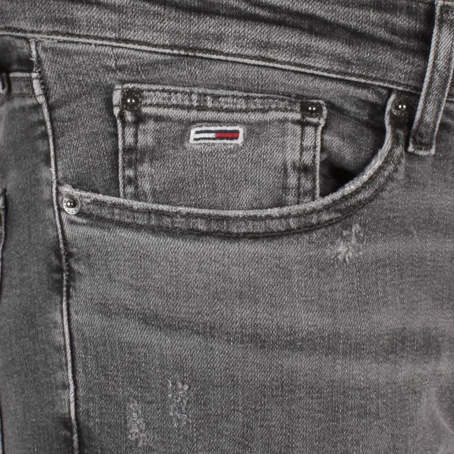 Tommy Jeans Scanton Slim Jeans Light Wash Black | Mainline 