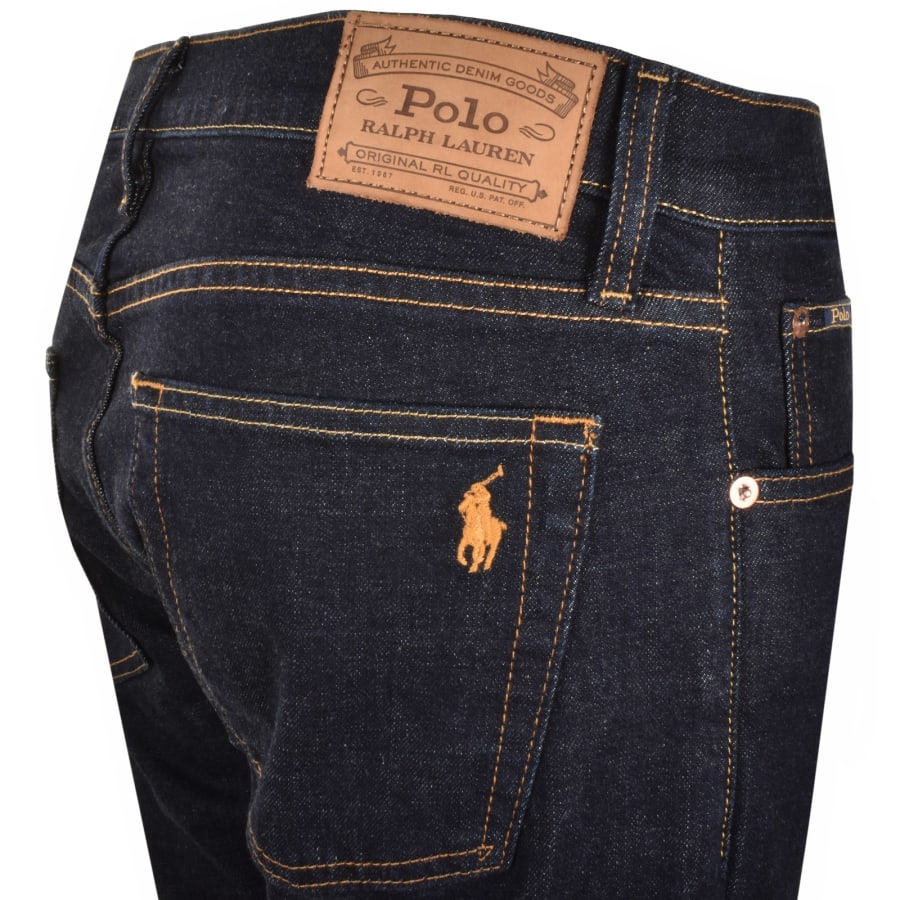 Image number 4 for Ralph Lauren Sullivan Slim Fit Jeans Dark Wash