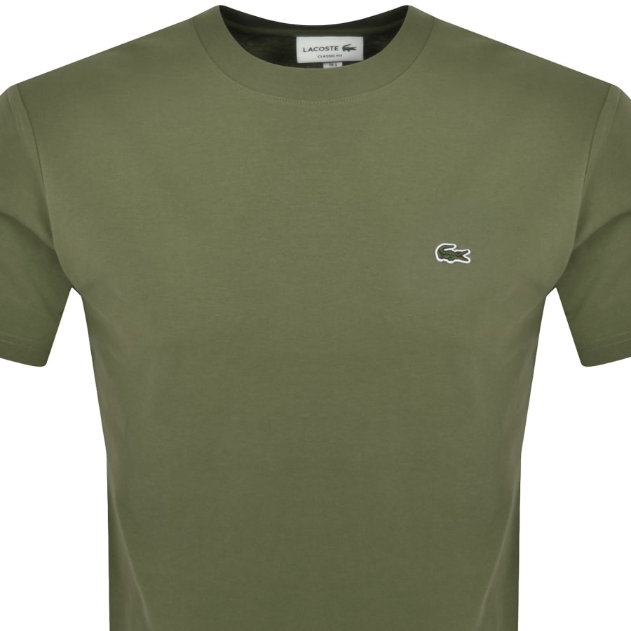 Lacoste Crew Neck T Shirt Khaki