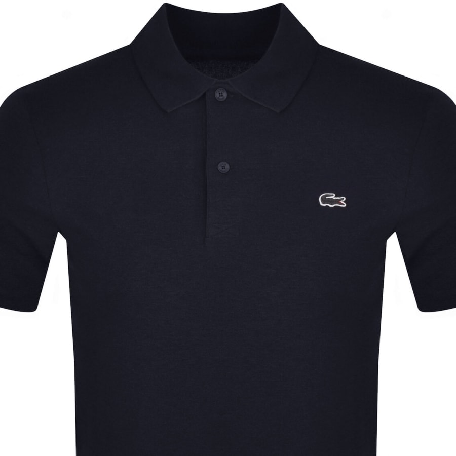 Image number 2 for Lacoste Short Sleeved Polo T Shirt Navy
