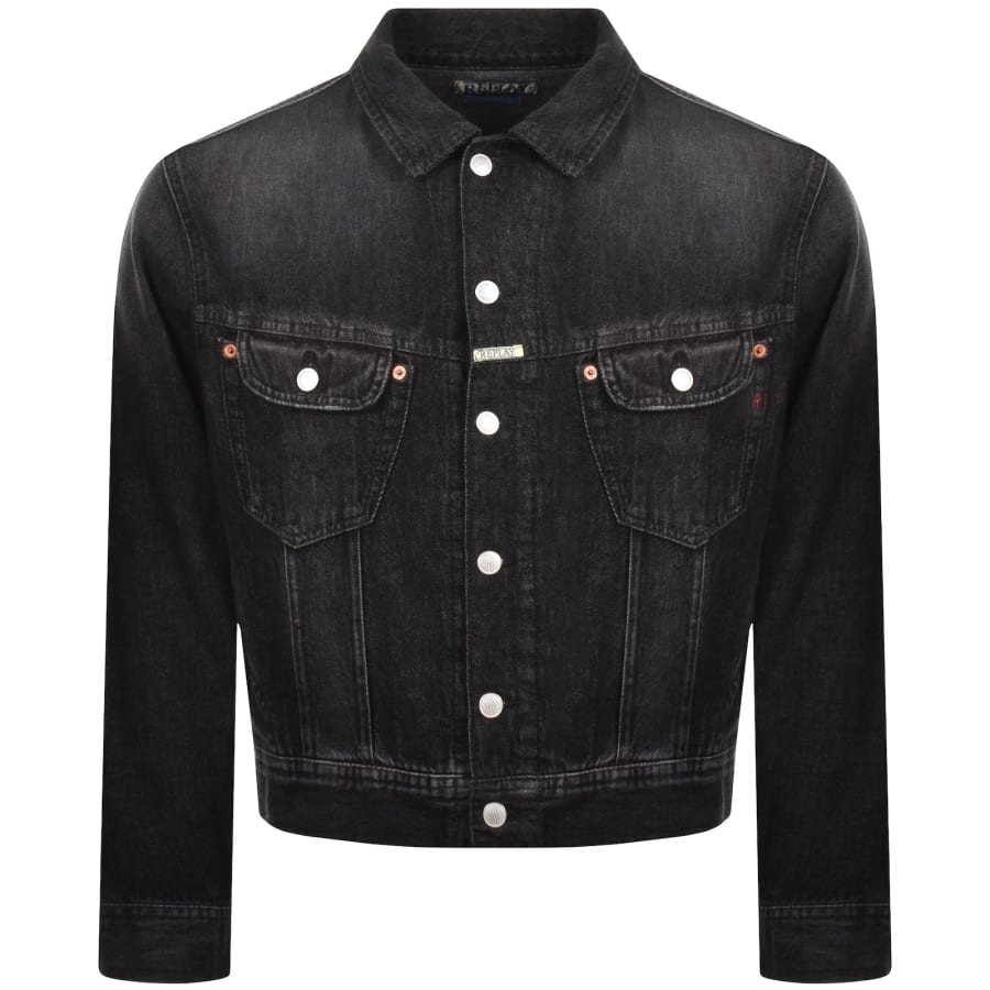 Replay Denim Jacket Black
