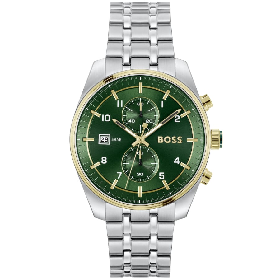 Image number 1 for BOSS Skytraveller Watch Silver