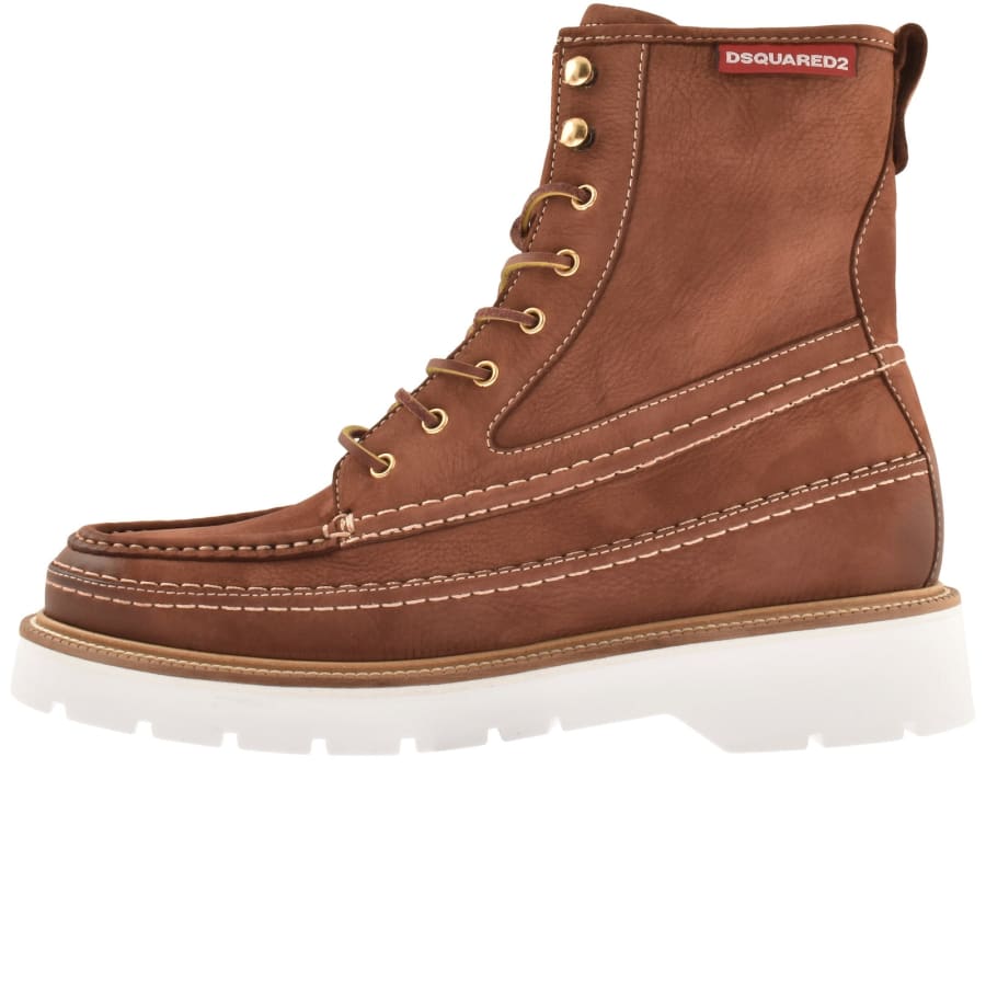DSQUARED2 Explorer Anke Boots Brown Mainline Menswear