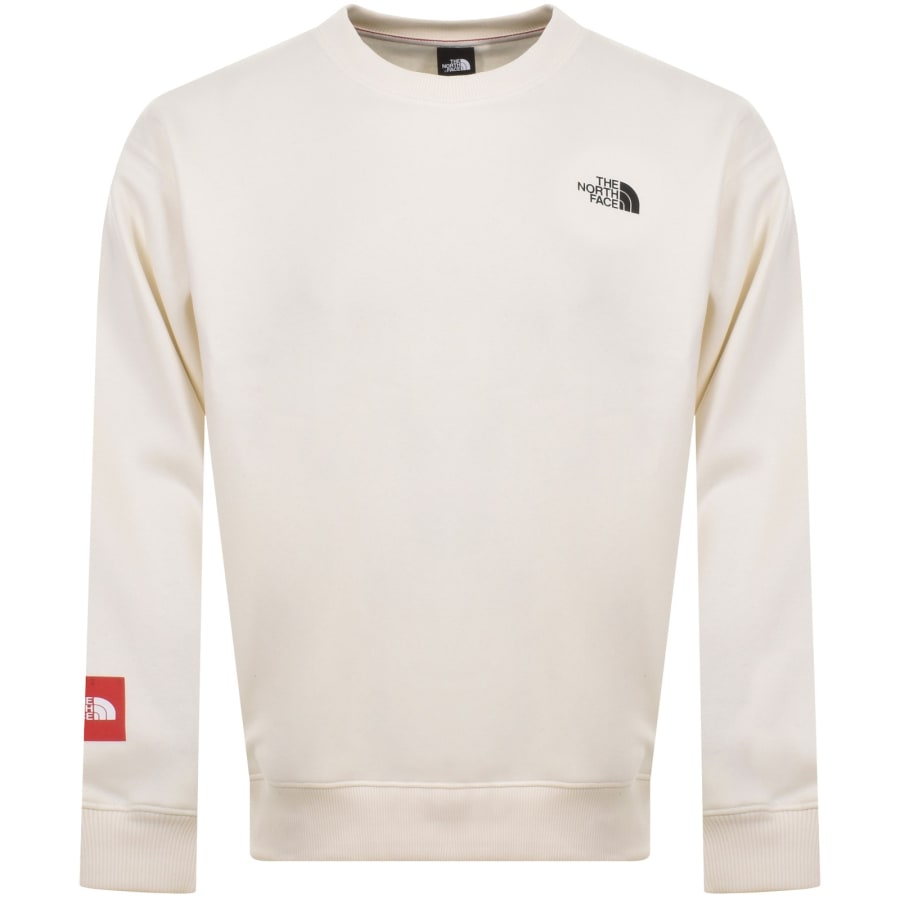 Designer white sweatshirt top