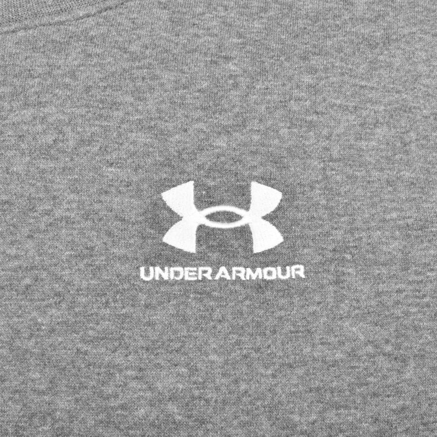 Image number 3 for Under Armour Icon Fleece Crew Sweatshirt Grey