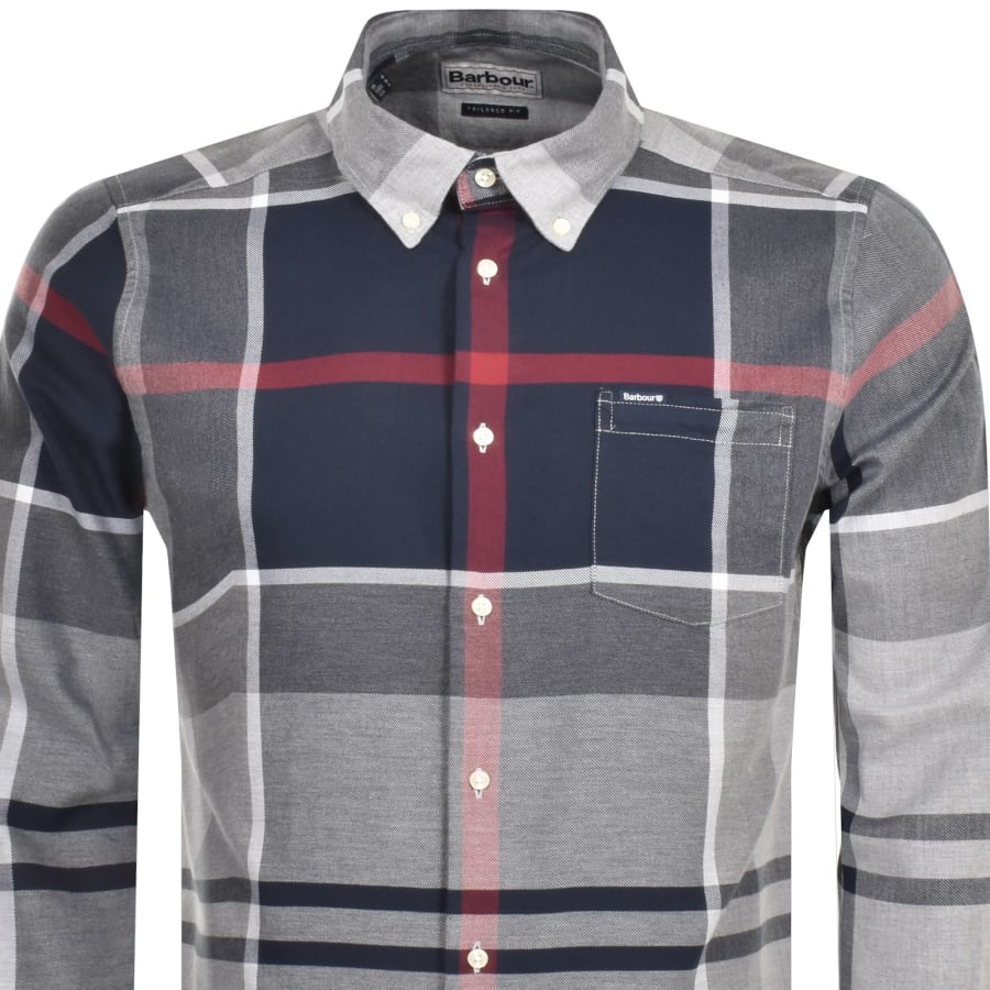 Barbour Dunoon Tailored Tartan Shirt Navy