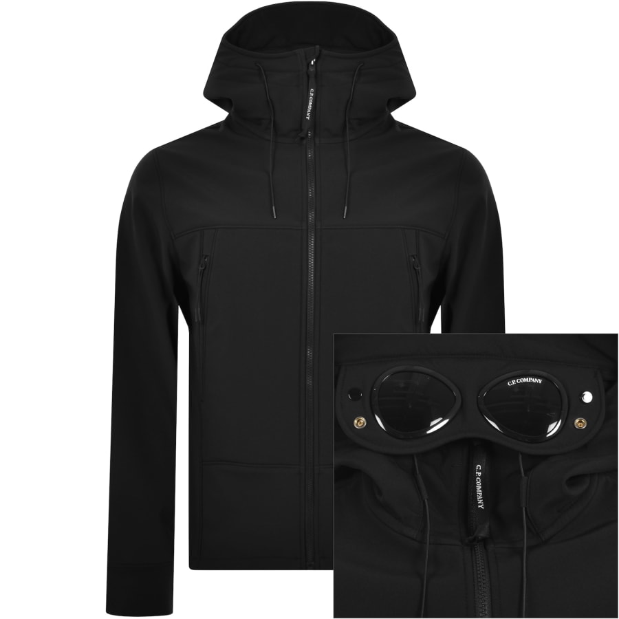 Cp company coat black deals