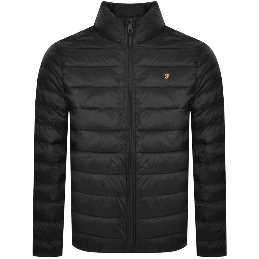 Farah Vintage Joel Padded Coat Black Mainline Menswear