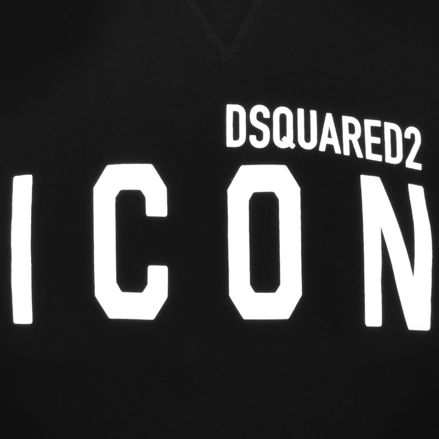 Dsquared2 Men s ICON Crew Sweatshirt in Black Size M END Clothing