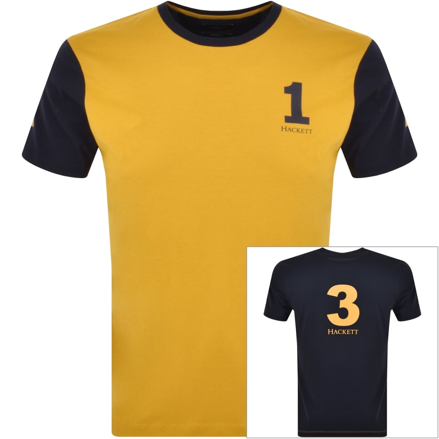 Hackett Heritage 1234 Multi Classic Fit T Shirt Go