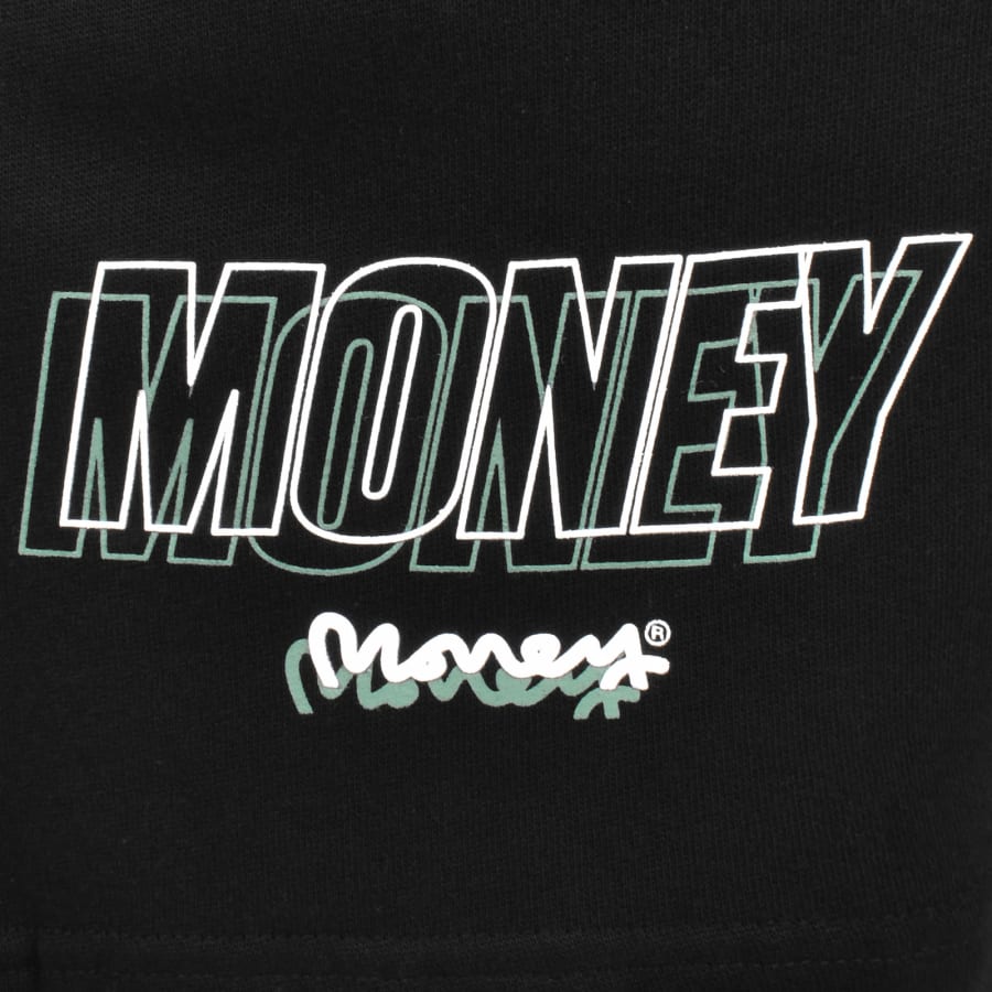 Image number 5 for Money Compound Shorts Tracksuit Black