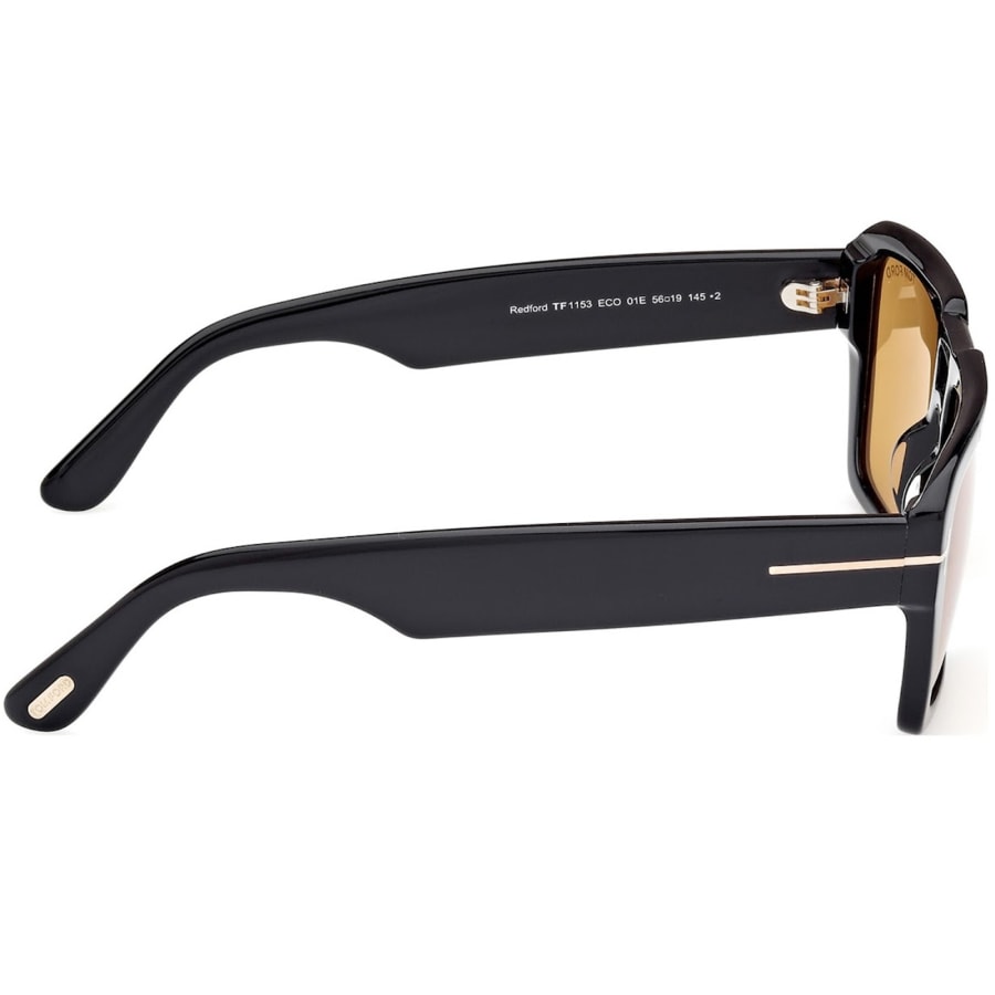 Image number 3 for Tom Ford Redford Acetate Sunglasses Black