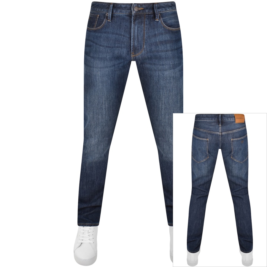 Emporio Armani J06 Slim Fit Jeans Blue Mainline Menswear