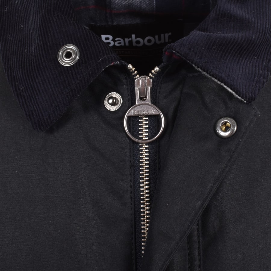 Barbour Ambleside Wax Jacket Navy Mainline Menswear Canada