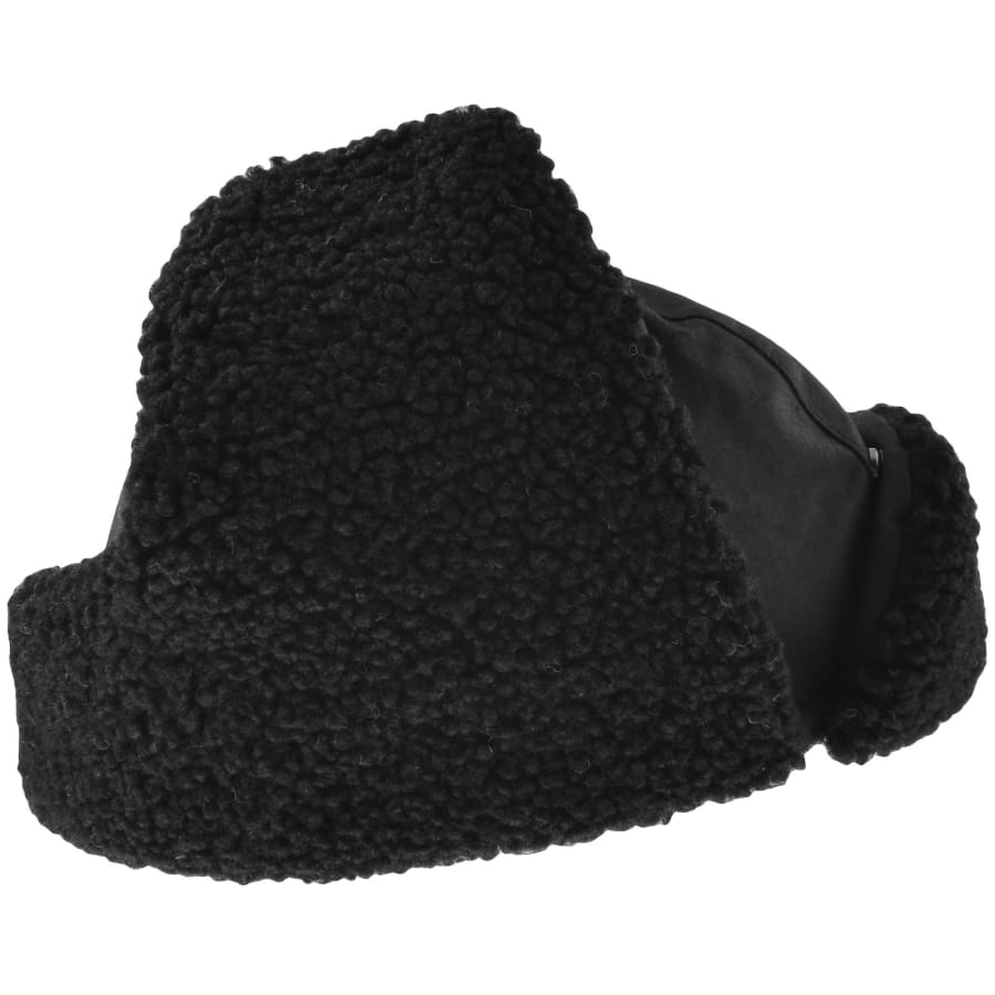 Barbour trapper hat black on sale