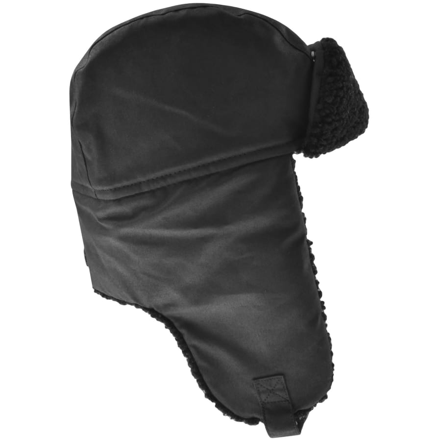 Barbour Morar Wax Trapper Hat Black