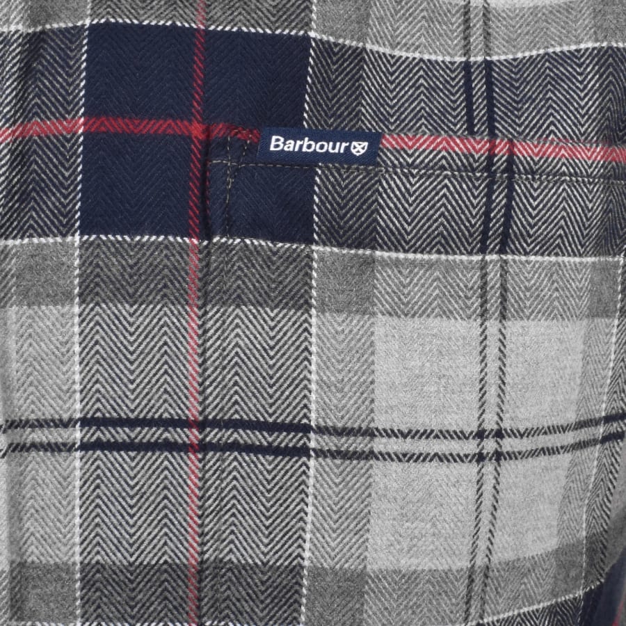 Image number 3 for Barbour Kyeloch Check Tailored Fit Shirt Blue