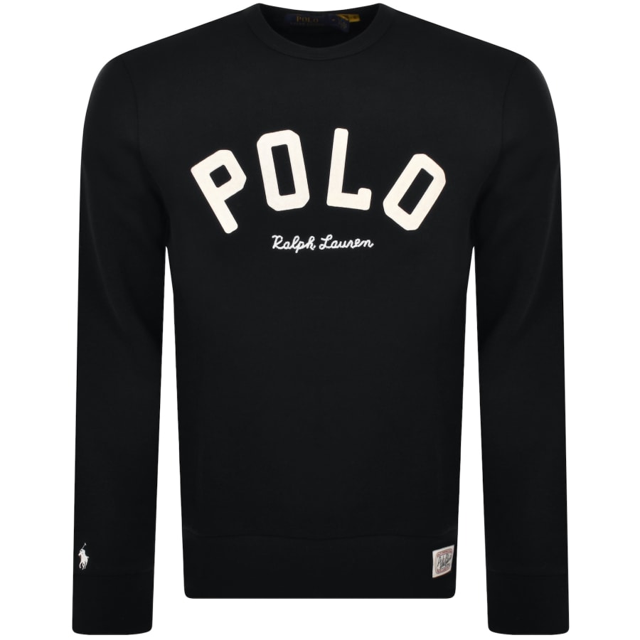 Designer logo sweatshirt top