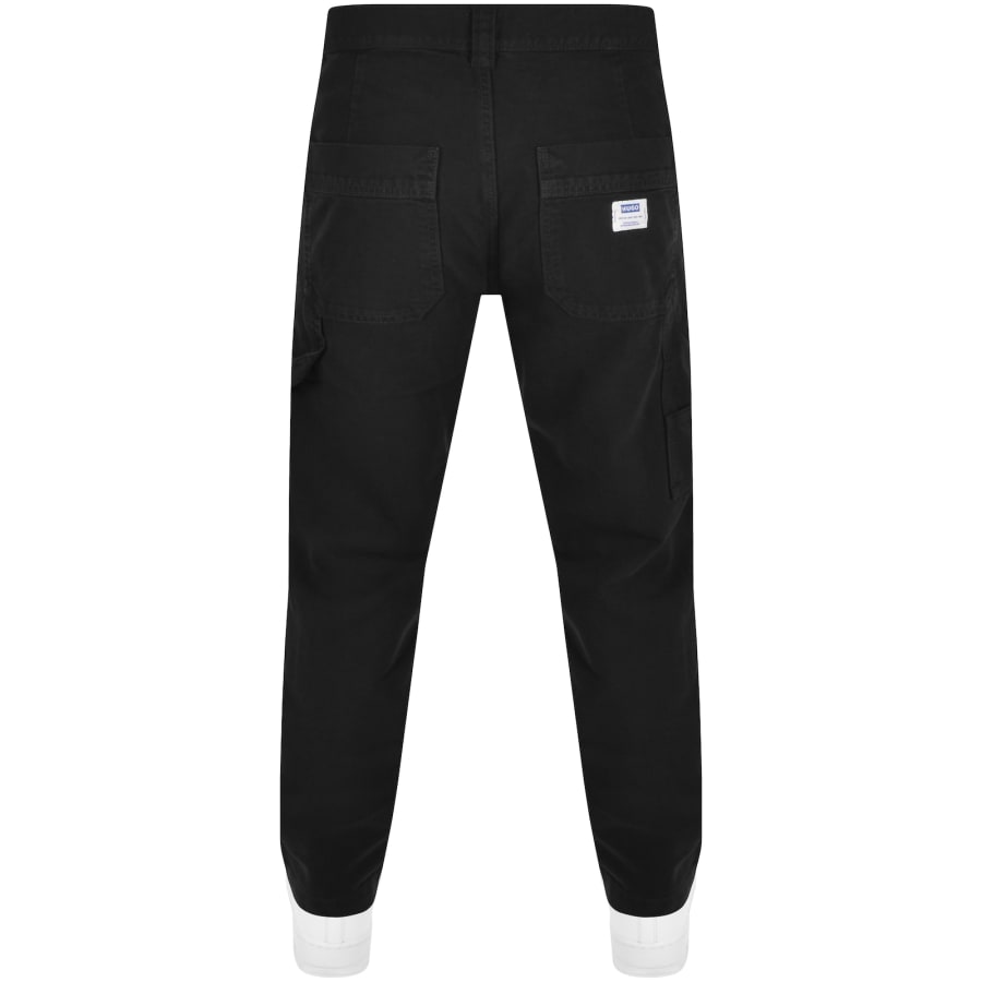 Image number 3 for HUGO Blue Gioro242D Trousers Black