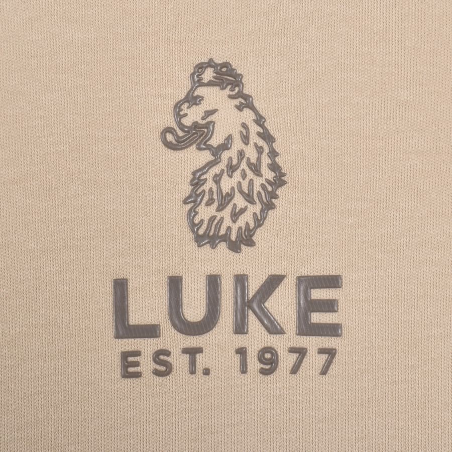 Image number 3 for Luke 1977 Centre Fold T Shirt Beige