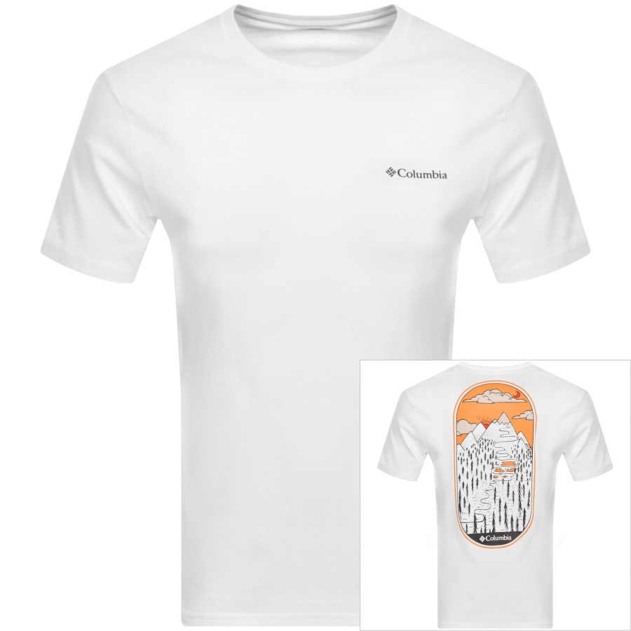 Columbia Rockaway River T Shirt White Mainline Menswear Denmark