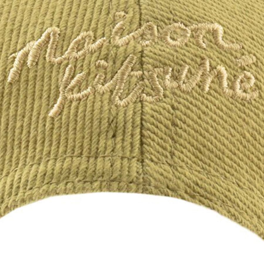 Image number 5 for Maison Kitsune Bold Fox Head Cap Beige