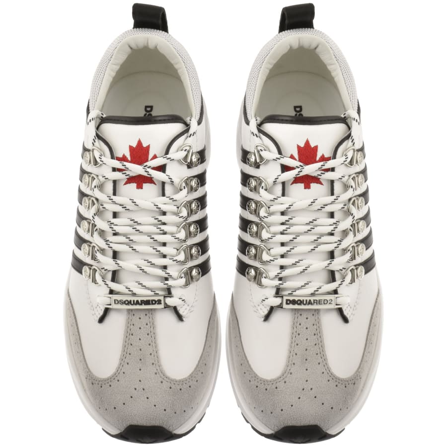 Image number 3 for DSQUARED2 Dash Trainers White