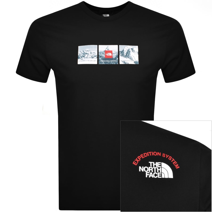 North face t shirt zwart best sale