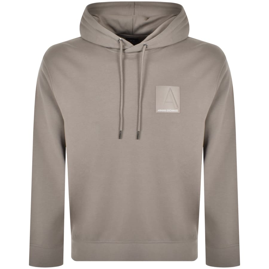 Armani Exchange Asv Organic Cotton A Line Hoodie Man Beige Size L