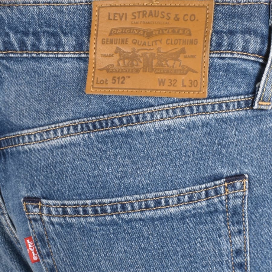 Levis 512 Slim Tapered Jeans Mid Wash Blue