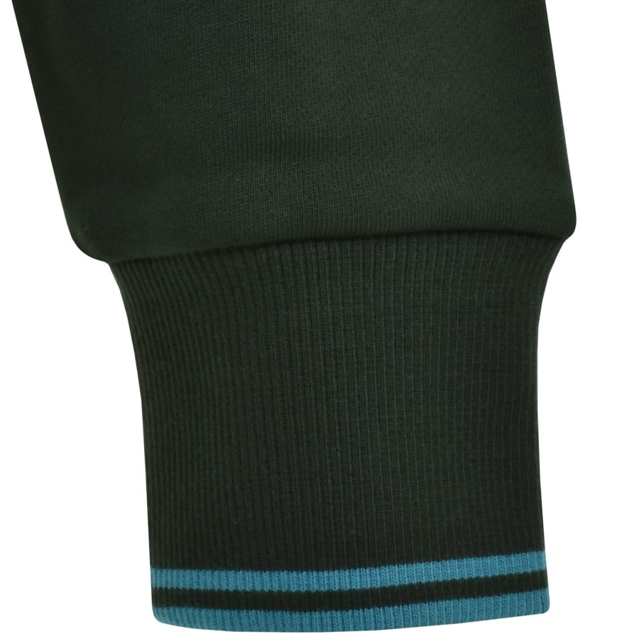 Sweatshirt FRED PERRY Crew Neck Sweatshirt Night Green Ocean XL
