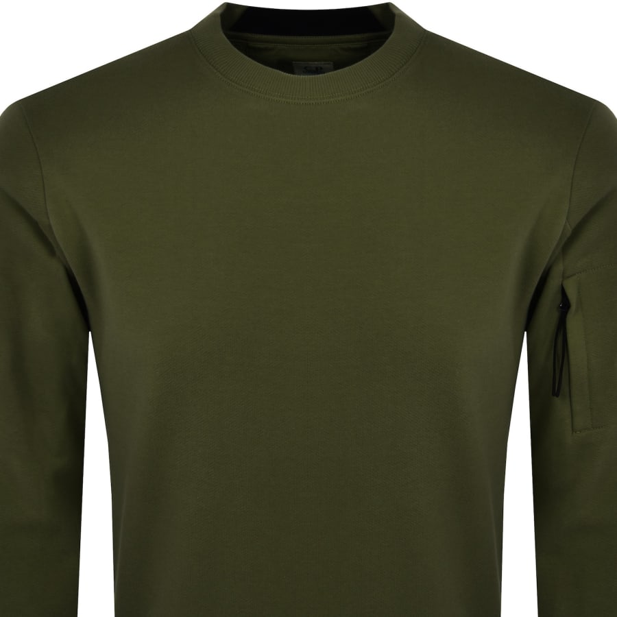 CP Company Diagonal Sweatshirt Green