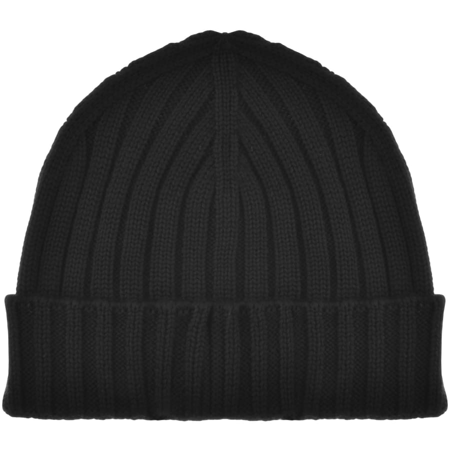 C.P. Company Merino Wool Logo Beanie Black One Size