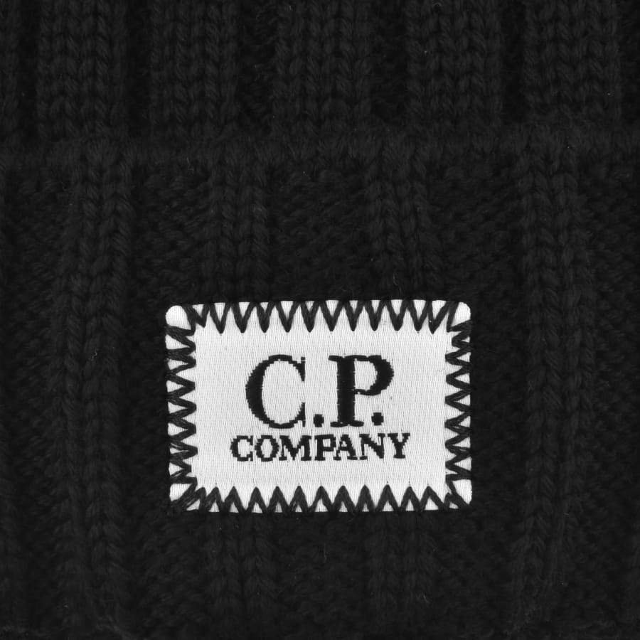 CP Company Merino Wool Beanie Hat Black Mainline Menswear Canada