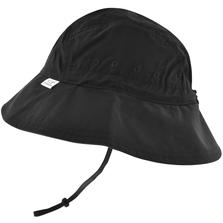 CP Company Chrome Bucket Hat Black