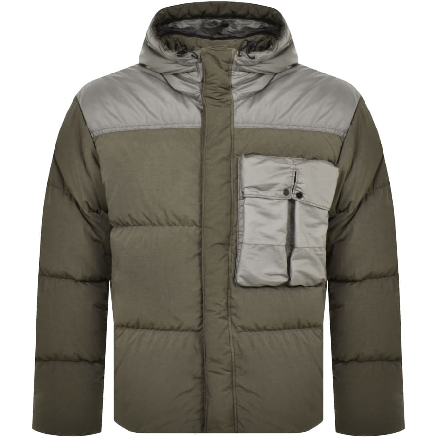 CP Company Goggle Down Jacket Grey Mainline Menswear Canada