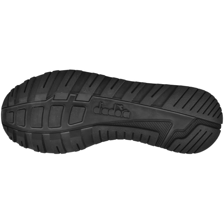 Black diadora trainers on sale