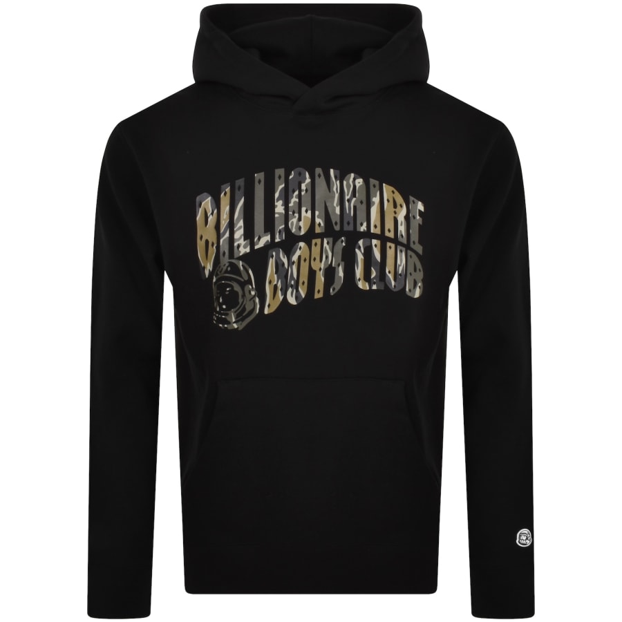 Black hoodie with camo sleeves sales