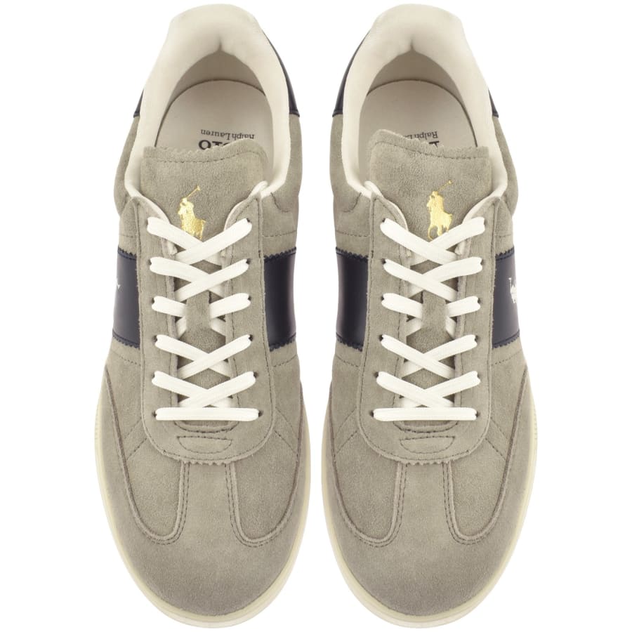 Ralph Lauren Polo Low Top Trainers Grey
