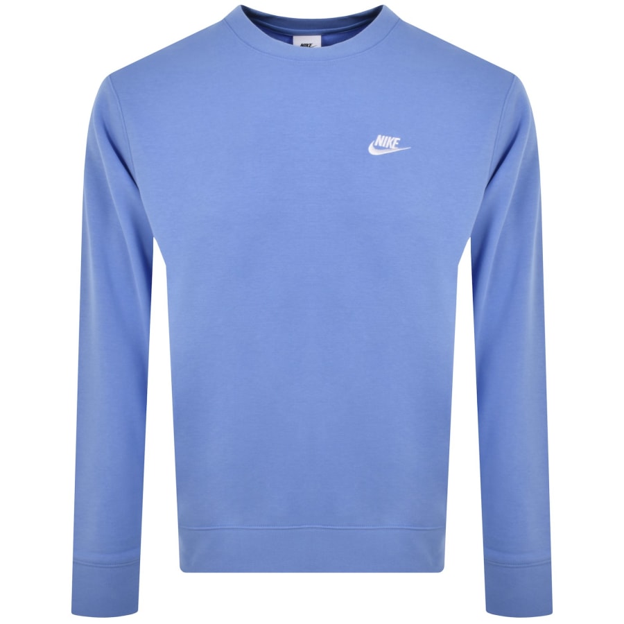 Blue nike crewneck sweatshirt hotsell