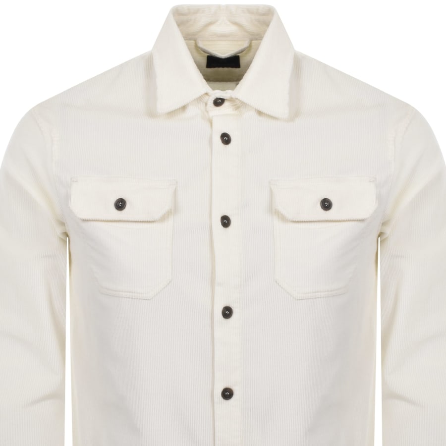 Cream overshirt mens sales