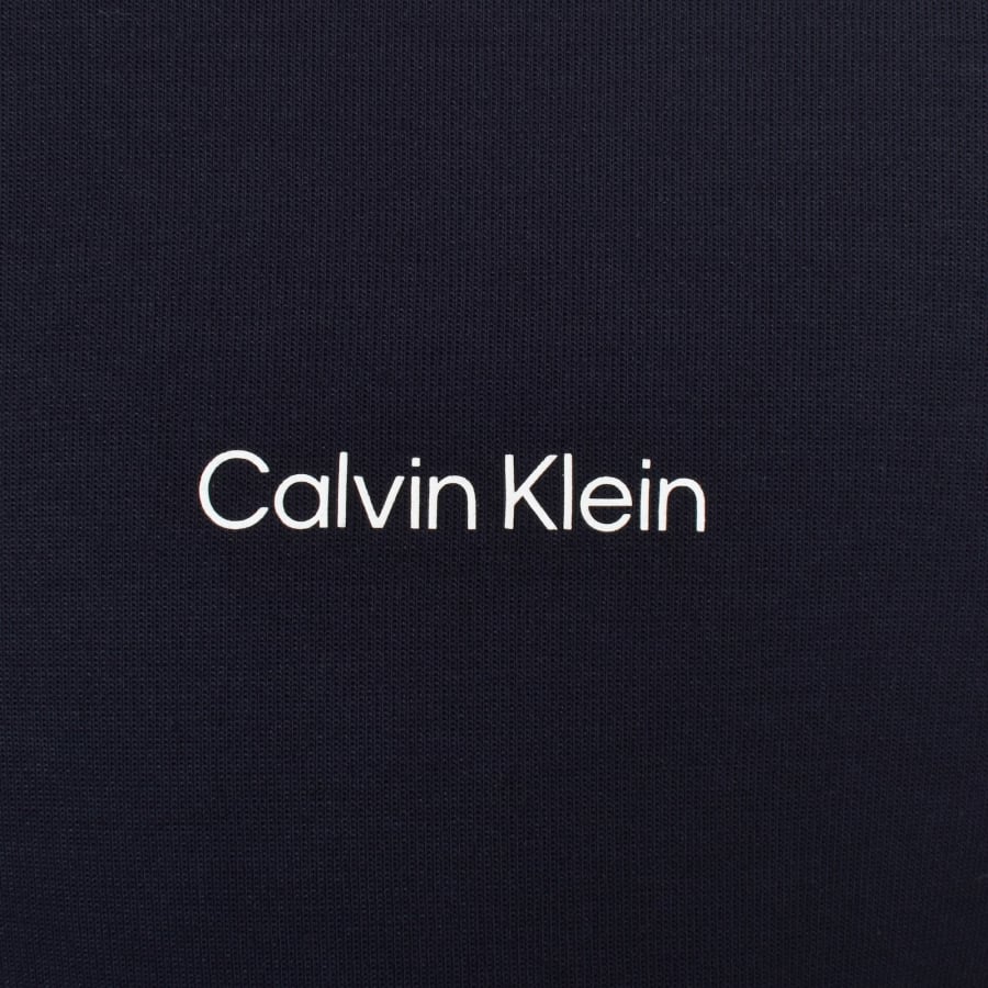 Image number 3 for Calvin Klein Micro Logo Repreve Sweatshirt Navy