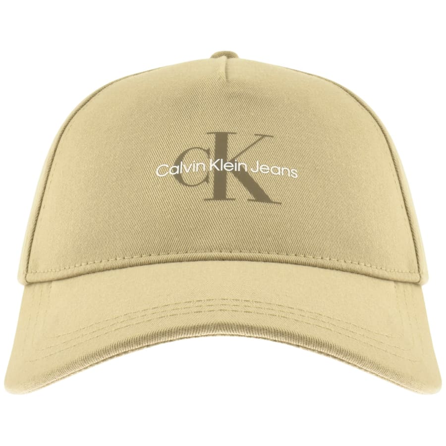 Calvin Klein Jeans Monologo Cap Beige Mainline Menswear Denmark