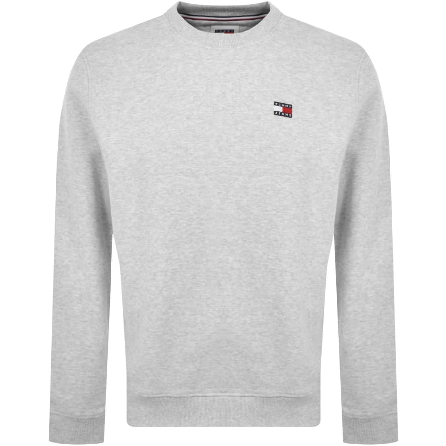Grey tommy jeans sweatshirt new arrivals