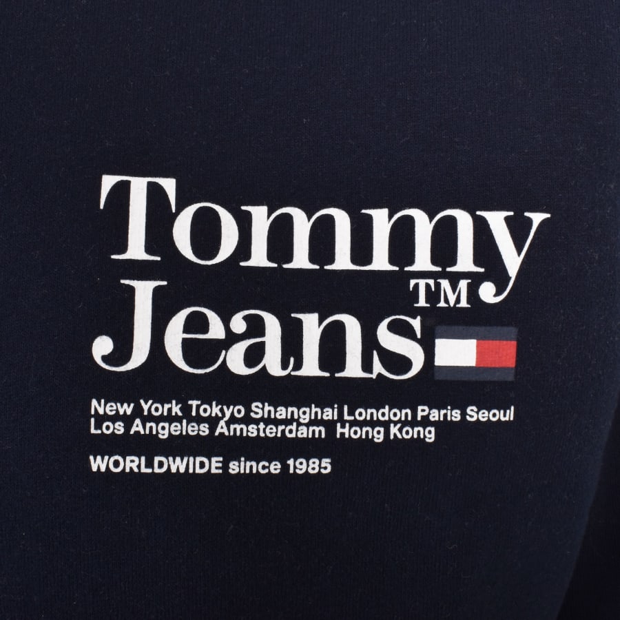 Image number 3 for Tommy Jeans Logo Sweatshirt Navy